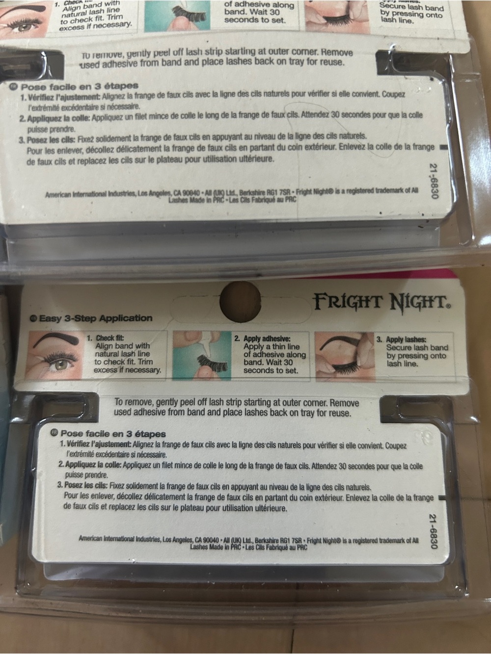 Bundle Of 4 FRÍGHT NIGHT By ARDELL Bat Those Lashes & ARDELL - Picture 6 of 7